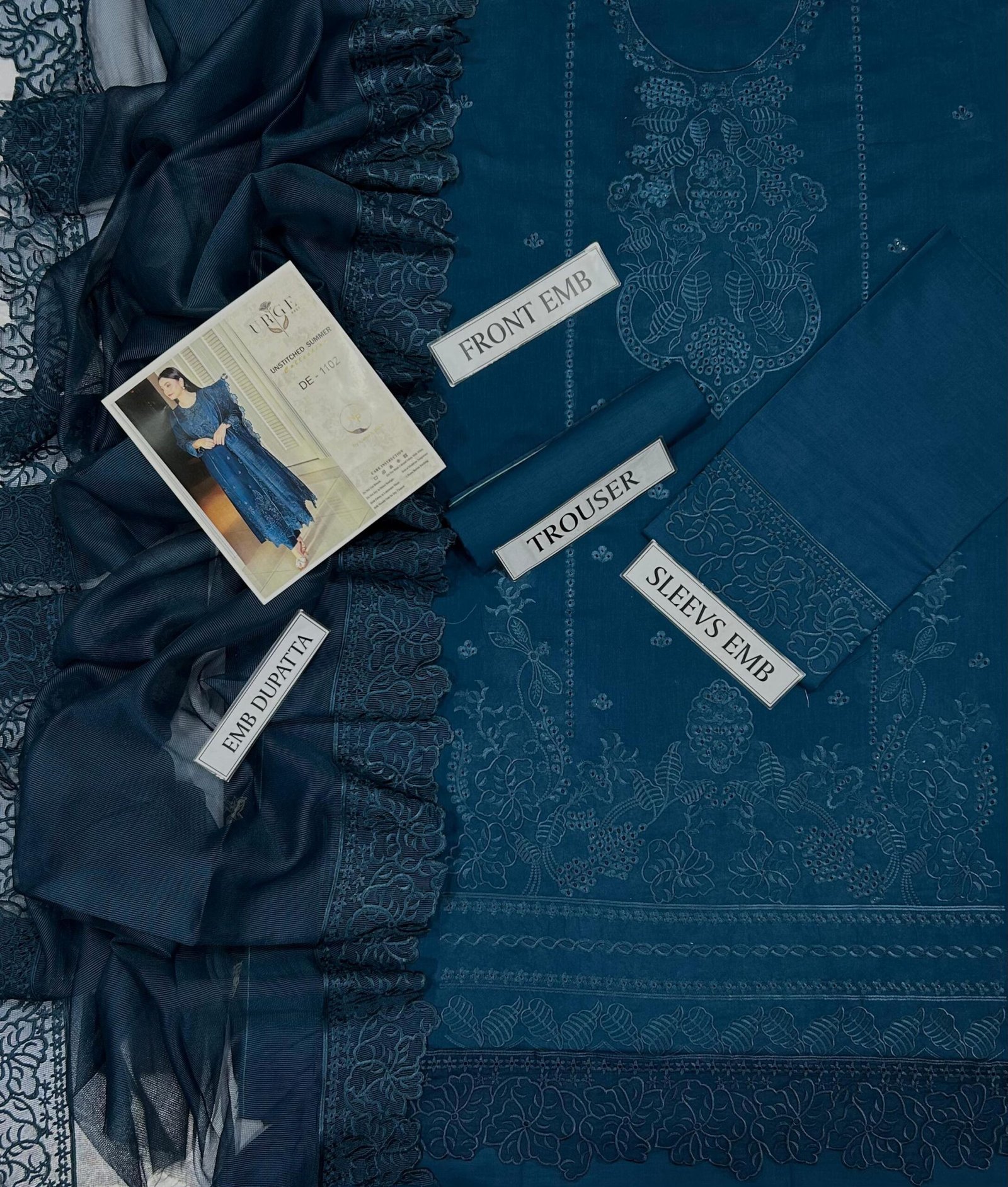 Premium Summer Lawn 3PC Suits 2026 – URGE Collection - Image 3