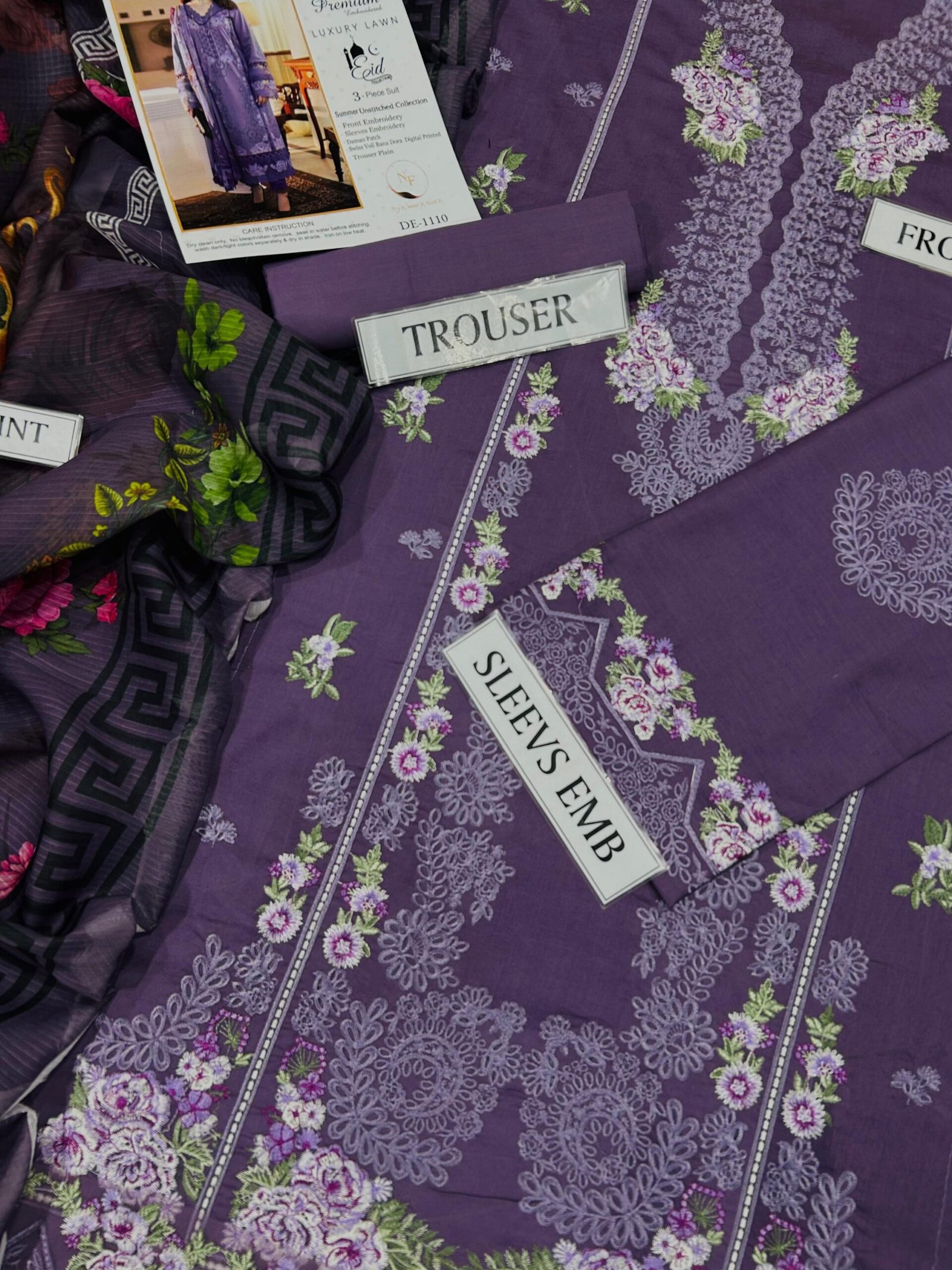 JADE Summer Lawn 2026 – Premium 3PC Embroidered Suit - Image 7