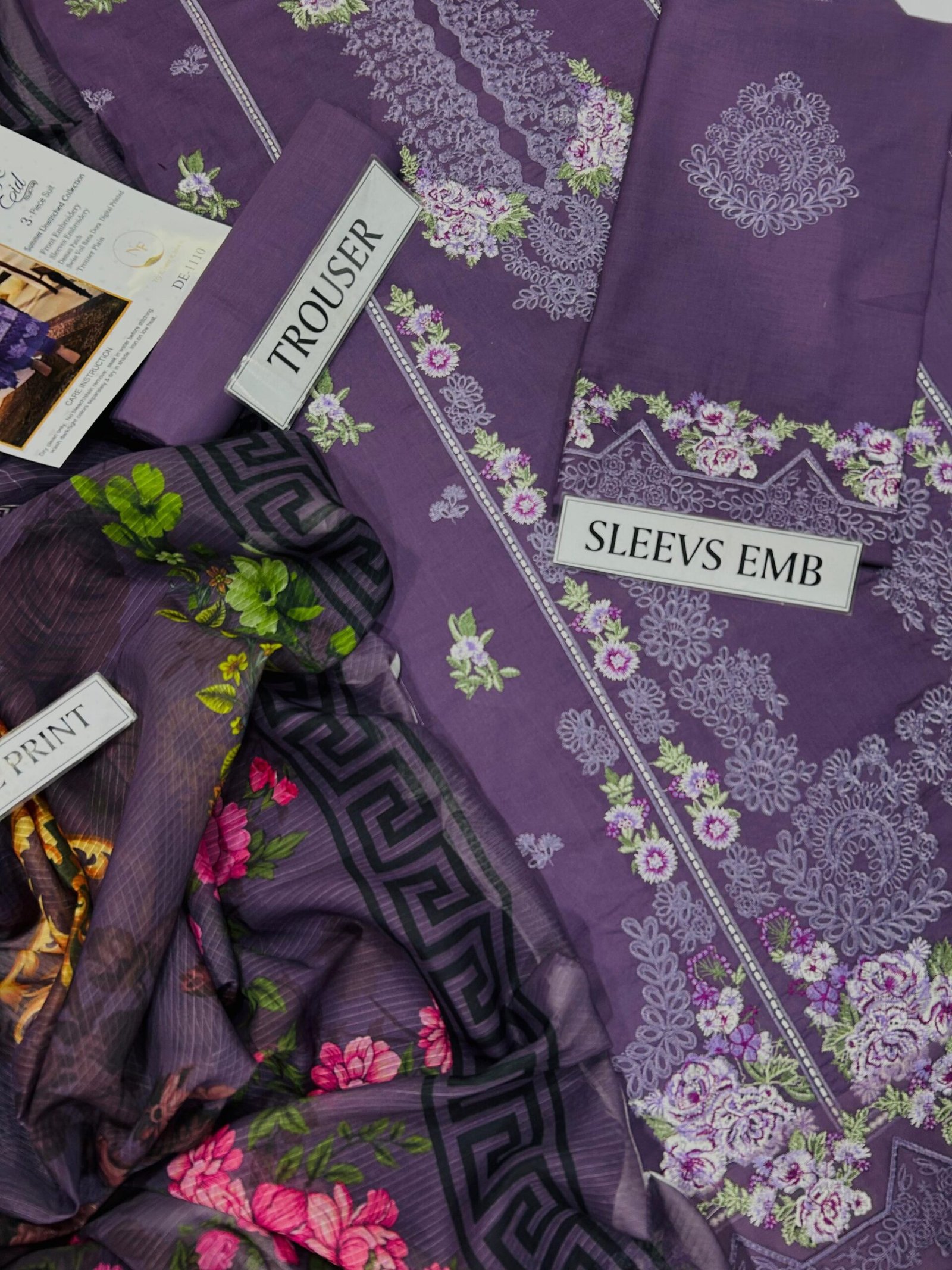 JADE Summer Lawn 2026 – Premium 3PC Embroidered Suit - Image 6